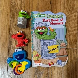 Sesame Street book and toys